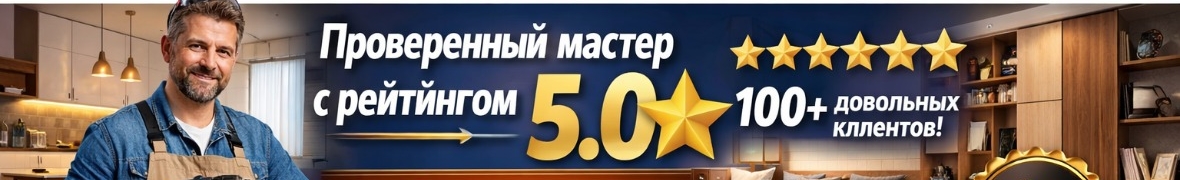 Проверенный мастер с рейтингом 5.0