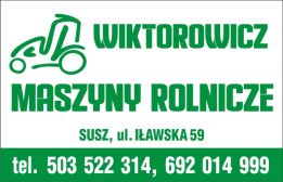 Wiktorowicz Maszyny Rolnicze 14-240 Susz ul.Iławska 59