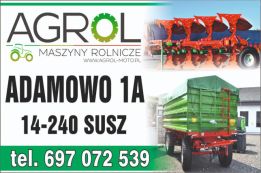 PPHU AGROL Maszyny Rolnicze ADAMOWO 1A 14-240 SUSZ
