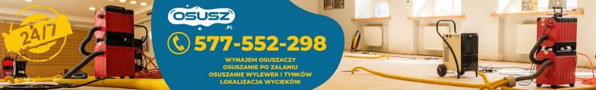 Osusz.pl Osuszanie po zalaniu Lokalizacja wycieków Wynajem osuszaczy