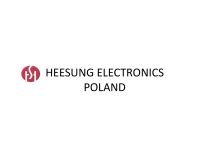 HEESUNG ELECTRONICS POLAND SP. Z O.O.