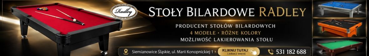 DMT - Radley stoły bilardowe