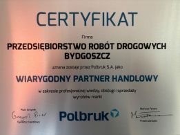 PRZEDSIĘBIORSTWO ROBÓT DROGOWYCH BYDGOSZCZ MARCIN KUŻAJ