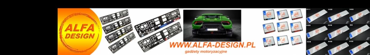 Ramki pod tablice Alfa Romeo włoska flaga Aston Martin gwarancja