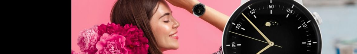 Damski zegarek smartwatch PL CYKL EKG połączenia SMS 2w1 EXCLUSIVE