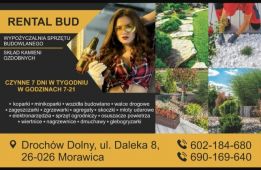 RENTAL BUD Wypożyczalnia sprzętu budowlanego logo