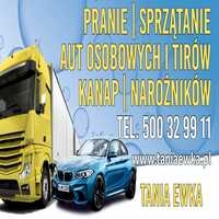 Tania Ewka. Pranie, dywanów, tapicerki meblowej i samochodowej.
