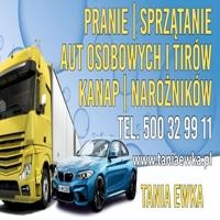 Tania Ewka. Pranie, dywanów, tapicerki meblowej i samochodowej.