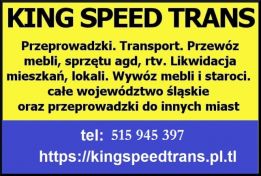 King Speed Trans - Przeprowadzki Transport Likwidacja mieszkań