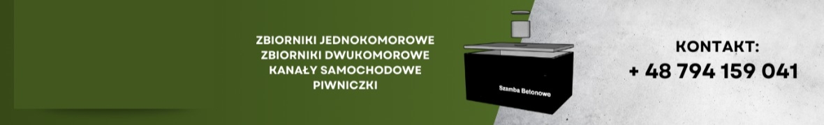 Zbiorniki Betonowe Solidne