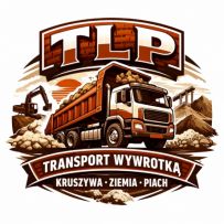 TLP - kruszywa · piaski · ziemia · frez asfaltowy logo