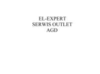 EL-EXPERT Puszczykowo SERWIS OUTLET Samsung