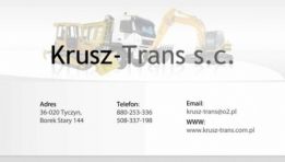 Firma Produkcujno-Usługowo-Handlowa KRUSZ-TRANS s.c.