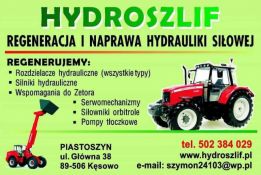Hydroszlif REGENERA I NAPRAWA HYDRAULIKI SIŁOWEJ KATARZYNA CZERWINSKA
