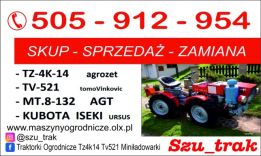 Traktorki Ogrodnicze Grudziądz Mini Ładowarki SKUP SPRZEDAŻ ZAMIANA