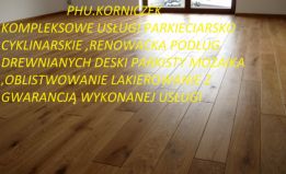 KORNICZEK usługi Parkieciarsko cykliniarskie logo