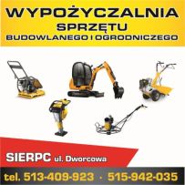 Wypożyczalnia,sprzętu,mloty,zagęszczarki,wiertnice