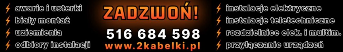 2KABELKI - Usługi elektryczne dla domów i mieszkań