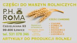 P.H. ROMA Części do maszyn rolniczych, artykuły do produkcji rolnej