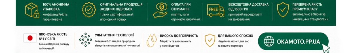 OKAMOTO SAGAMI — оригінальні японські презервативи