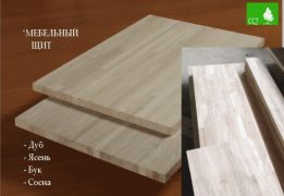 Мебельный щит -Дуб Ясень Клен Сосна  - ТОВ  ССТ