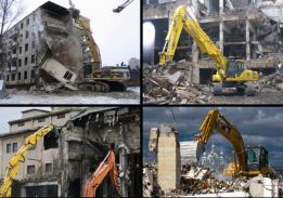 Демонтаж знесення будинків дач заводів працюєм по Київській області та