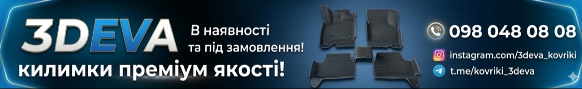 3DEVA килимки в авто