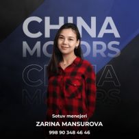 Zarina Mansurova CHINA MOTORS
