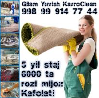 GILAM YUVISH TOSHKENT KavroClean  Чистка Ковров Ташкент Узбекистан