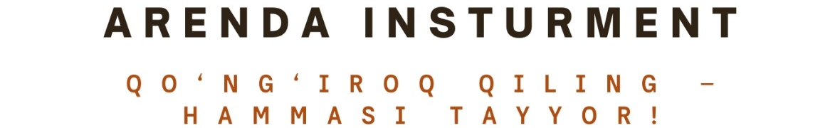 INSTURMENT ARENDA