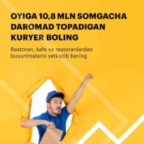 Партнёр Сервиса Yandex Eats UZ